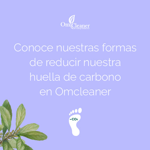 Reducción Huella de Carbono Omcleaner Detergentes