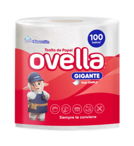 Toalla Papel Prepicada 100 mt ( UNIDAD)