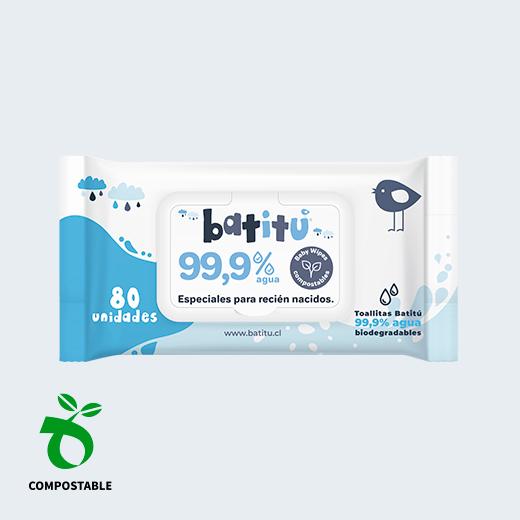 Toalla humeda  Batitu Compostable