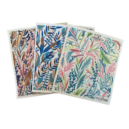 PACK 3 PAÑOS ESPONJAS COMPOSTABLES HULU KALA GREENPOST